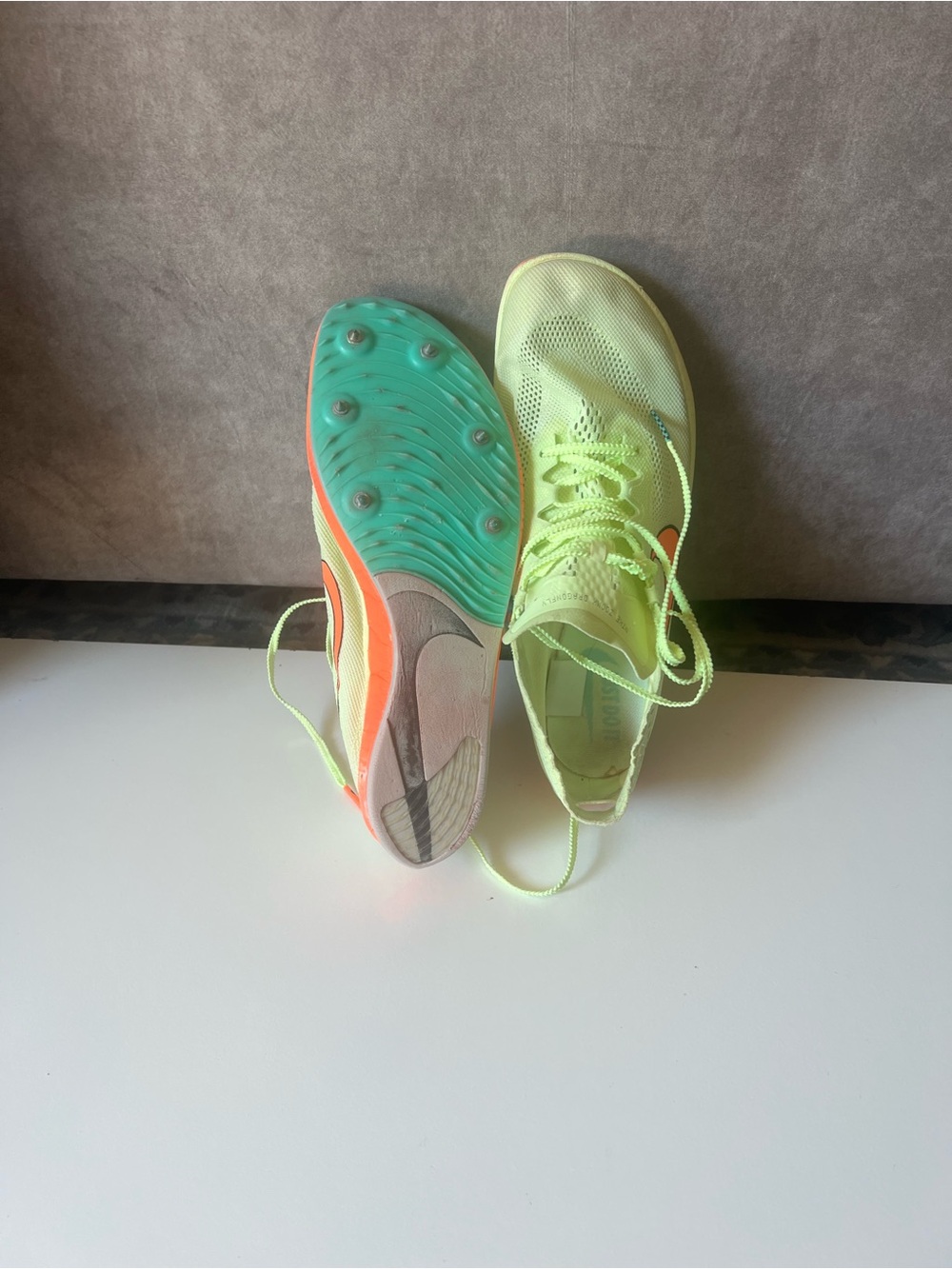 Nike Neon Lime & Teal Women's Athletic Track Spikes